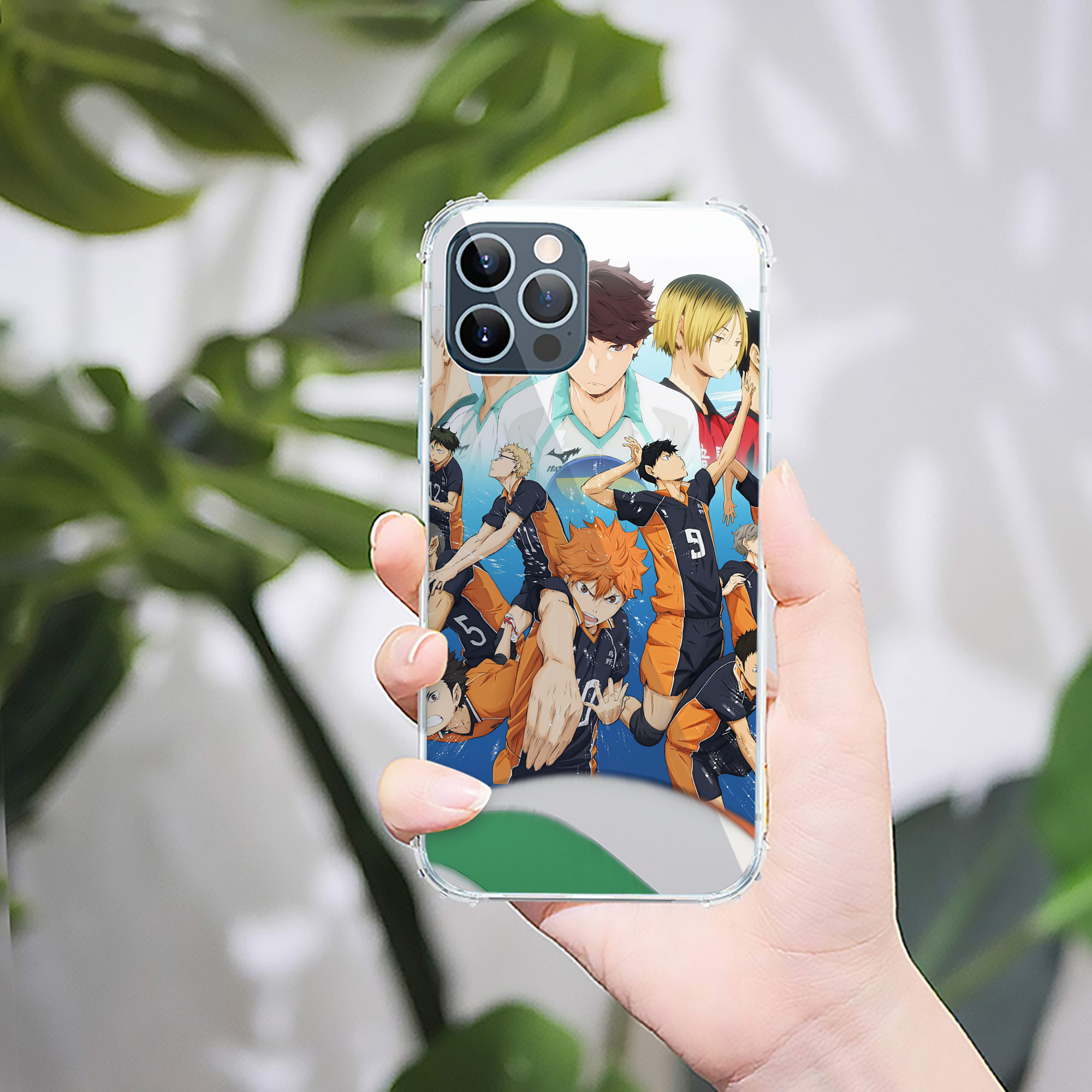 （画像用） ハイキュー!! Haikyu!! 【iPhone 12シリーズ対応】透明スマホケース（クリアソフトケース）